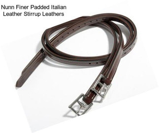 Nunn Finer Padded Italian Leather Stirrup Leathers