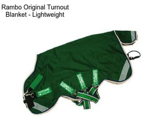 Rambo Original Turnout Blanket - Lightweight