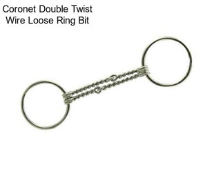 Coronet Double Twist Wire Loose Ring Bit