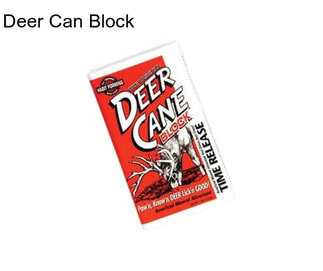 Deer Can Block