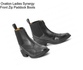 Ovation Ladies Synergy Front Zip Paddock Boots