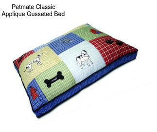 Petmate Classic Applique Gusseted Bed