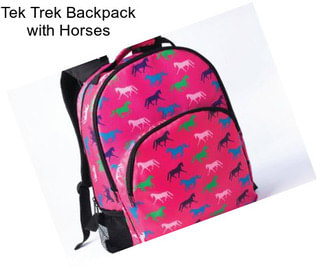 Tek Trek Backpack with Horses