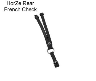 HorZe Rear French Check