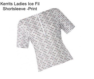 Kerrits Ladies Ice Fil Shortsleeve -Print