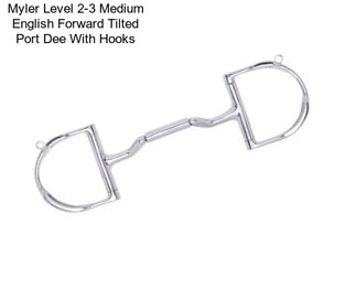 Myler Level 2-3 Medium English Forward Tilted Port Dee With Hooks