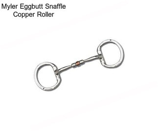 Myler Eggbutt Snaffle Copper Roller