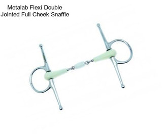 Metalab Flexi Double Jointed Full Cheek Snaffle