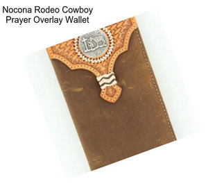 Nocona Rodeo Cowboy Prayer Overlay Wallet