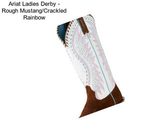 Ariat Ladies Derby - Rough Mustang/Crackled Rainbow