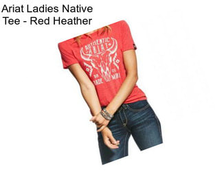 Ariat Ladies Native Tee - Red Heather