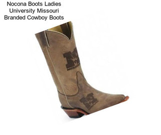 Nocona Boots Ladies University Missouri Branded Cowboy Boots