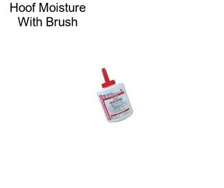 Hoof Moisture With Brush