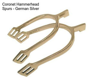 Coronet Hammerhead Spurs - German Silver