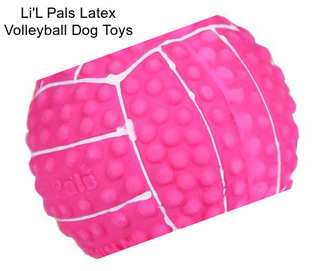 Li\'L Pals Latex Volleyball Dog Toys