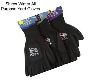 Shires Winter All Purpose Yard Gloves