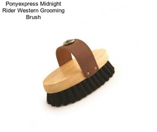 Ponyexpress Midnight Rider Western Grooming Brush