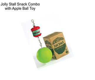 Jolly Stall Snack Combo with Apple Ball Toy