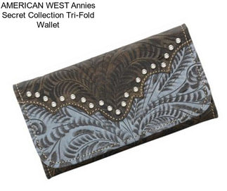 AMERICAN WEST Annies Secret Collection Tri-Fold Wallet