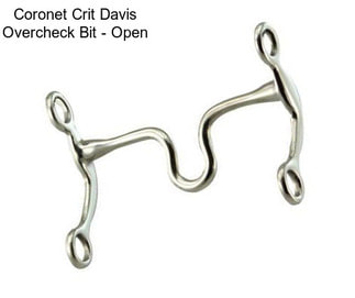 Coronet Crit Davis Overcheck Bit - Open