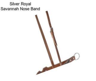 Silver Royal Savannah Nose Band