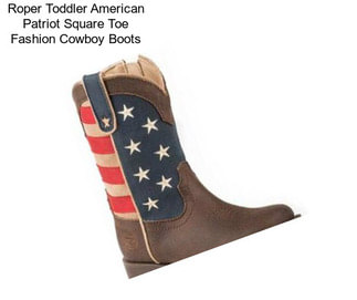 Roper Toddler American Patriot Square Toe Fashion Cowboy Boots