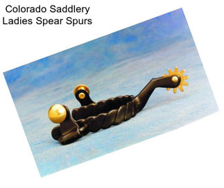 Colorado Saddlery Ladies Spear Spurs