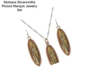 Montana Silversmiths Picture Marquis Jewelry Set