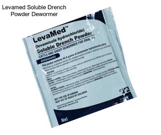 Levamed Soluble Drench Powder Dewormer