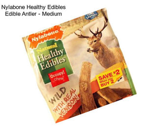 Nylabone Healthy Edibles Edible Antler - Medium