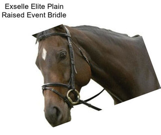 Exselle Elite Plain Raised Event Bridle