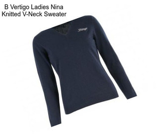 B Vertigo Ladies Nina Knitted V-Neck Sweater