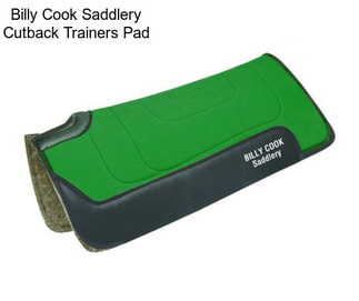 Billy Cook Saddlery Cutback Trainers Pad