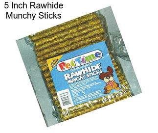 5 Inch Rawhide Munchy Sticks