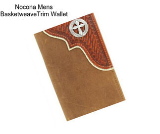 Nocona Mens BasketweaveTrim Wallet