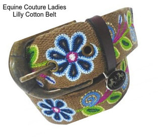 Equine Couture Ladies Lilly Cotton Belt