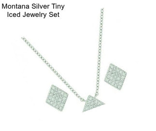 Montana Silver Tiny Iced Jewelry Set