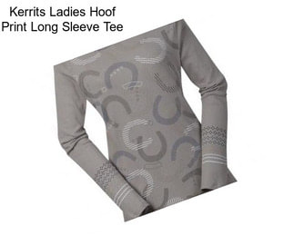 Kerrits Ladies Hoof Print Long Sleeve Tee