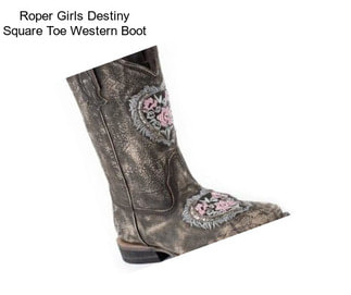 Roper Girls Destiny Square Toe Western Boot