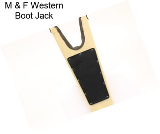 M & F Western Boot Jack