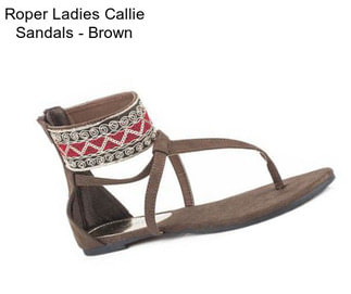 Roper Ladies Callie Sandals - Brown