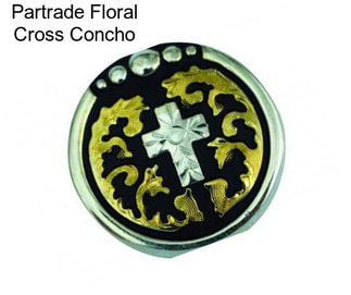 Partrade Floral Cross Concho