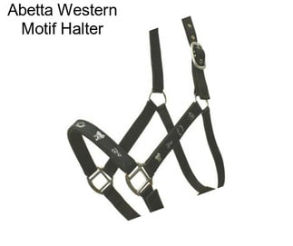 Abetta Western Motif Halter