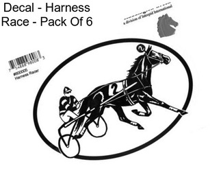 Decal - Harness Race - Pack Of 6