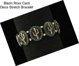 Blazin Roxx Cacti Discs Stretch Bracelet