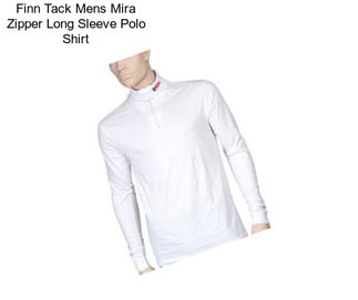 Finn Tack Mens Mira Zipper Long Sleeve Polo Shirt