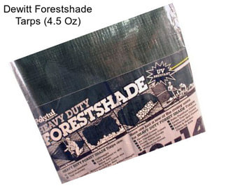 Dewitt Forestshade Tarps (4.5 Oz)