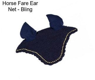 Horse Fare Ear Net - Bling