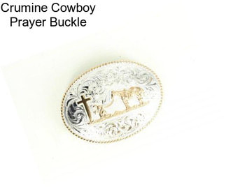 Crumine Cowboy Prayer Buckle