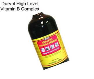 Durvet High Level Vitamin B Complex